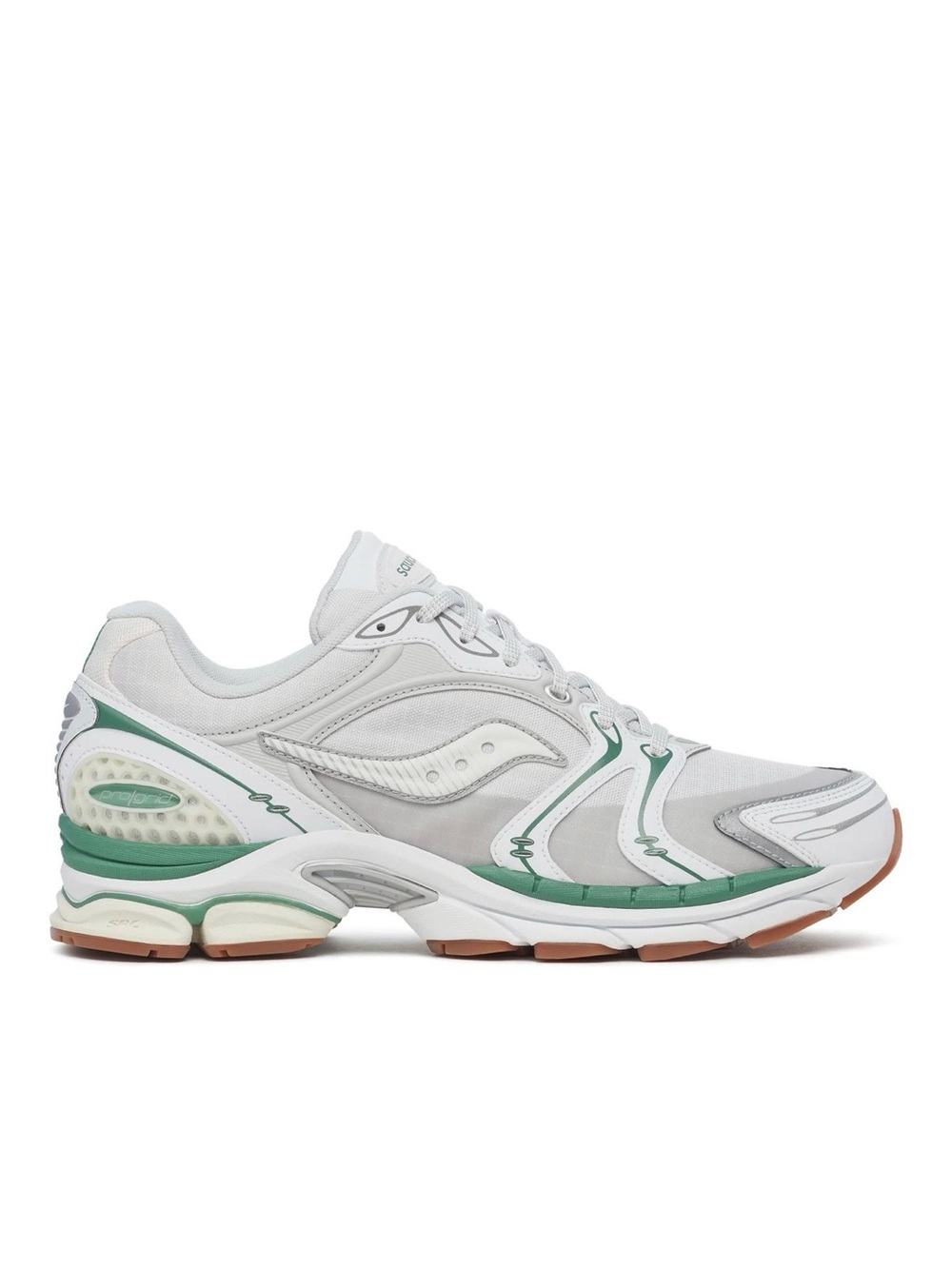 2025 Saucony ProGrid Triumph 4 Men’s 10.5 Light Tan Green Sneakers S70935-2